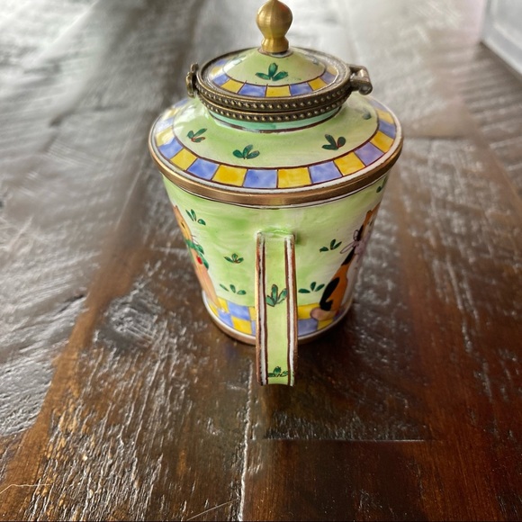 Kelvin Chen Enamel Miniature Trinket Teapot Cats - Picture 6 of 7